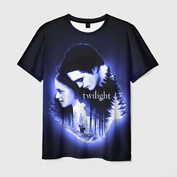 Футболка мужская Twilight Bella and Edward, цвет: 3D-принт