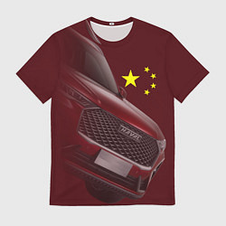 Мужская футболка Haval и флаг