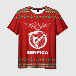 Футболка мужская Benfica new year, цвет: 3D-принт