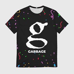 Футболка мужская Garbage конфети, цвет: 3D-принт