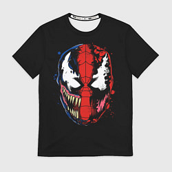 Футболка мужская Веном Карнаж и Человек паук, цвет: 3D-принт
