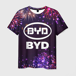 Футболка мужская Праздничный BYD, цвет: 3D-принт