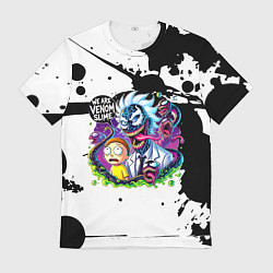 Футболка мужская Venom-Rick and Morty - blots, цвет: 3D-принт
