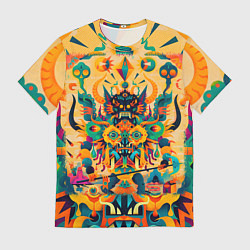 Футболка мужская Китайский монстр, цвет: 3D-принт