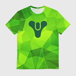 Футболка мужская Destiny green poly, цвет: 3D-принт
