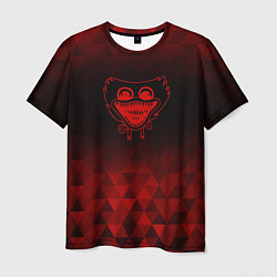 Футболка мужская Poppy Playtime red poly, цвет: 3D-принт