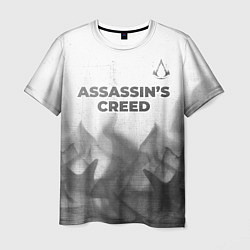 Футболка мужская Assassins Creed - white gradient посередине, цвет: 3D-принт