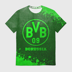 Футболка мужская Borussia - green gradient, цвет: 3D-принт