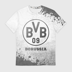 Футболка мужская Borussia - white gradient, цвет: 3D-принт