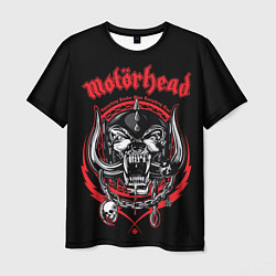 Футболка мужская Motorhead skull, цвет: 3D-принт