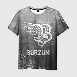 Футболка мужская Burzum - grey gradient, цвет: 3D-принт