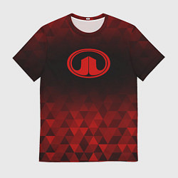 Футболка мужская Great Wall red poly, цвет: 3D-принт