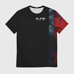 Футболка мужская Shepard N7 - светлый, цвет: 3D-принт