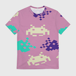 Мужская футболка Пиксели фильтр