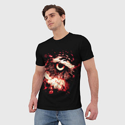 Футболка мужская Совух - светлый, цвет: 3D-принт — фото 2