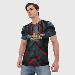 Футболка мужская Kingdom Come Deliverance 2 каменные плиты, цвет: 3D-принт — фото 2