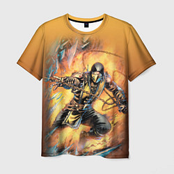 Футболка мужская Scorpion - Mortal Kombat, цвет: 3D-принт