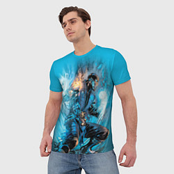 Футболка мужская Mortal Kombat - Sub-Zero, цвет: 3D-принт — фото 2