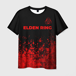 Футболка мужская Elden Ring - red gradient посередине, цвет: 3D-принт