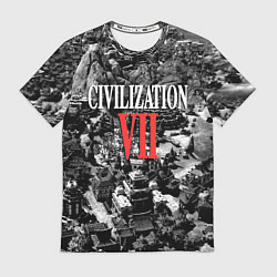 Футболка мужская Civilization VII, цвет: 3D-принт
