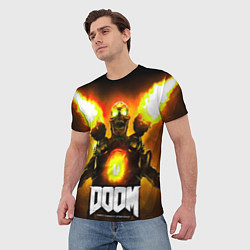 Футболка мужская Doom - revenant, цвет: 3D-принт — фото 2
