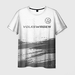 Футболка мужская Volkswagen - white gradient посередине, цвет: 3D-принт