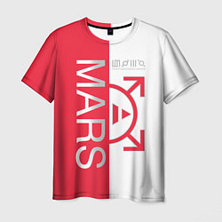 Футболка мужская 30 Seconds to Mars poster, цвет: 3D-принт