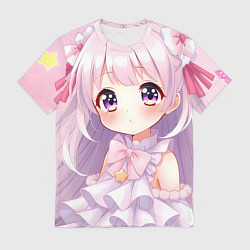 Футболка мужская Милые аниме, цвет: 3D-принт