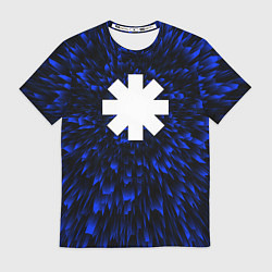 Футболка мужская Red Hot Chili Peppers blue energy, цвет: 3D-принт