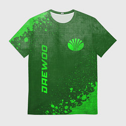 Футболка мужская Daewoo - green gradient вертикально, цвет: 3D-принт
