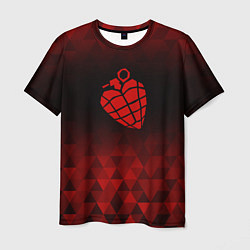 Футболка мужская Green Day red poly, цвет: 3D-принт