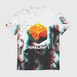 Футболка мужская Minecraft glitch, цвет: 3D-принт