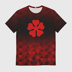 Футболка мужская Black Clover red poly, цвет: 3D-принт