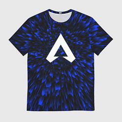 Футболка мужская Apex Legends blue energy, цвет: 3D-принт