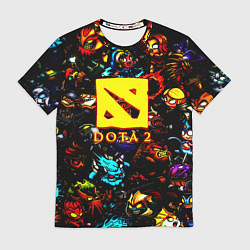 Футболка мужская Dota2 персонажи, цвет: 3D-принт