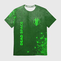 Футболка мужская Dead Space - green gradient вертикально, цвет: 3D-принт