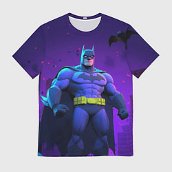 Футболка мужская Бэтмен объемная модель, цвет: 3D-принт