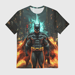 Футболка мужская Бэтмен эпик, цвет: 3D-принт