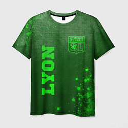 Футболка мужская Lyon - green gradient вертикально, цвет: 3D-принт