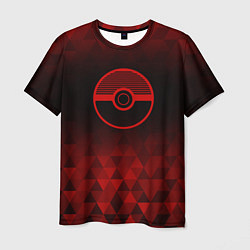 Футболка мужская Pokemon red poly, цвет: 3D-принт