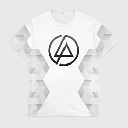 Футболка мужская Linkin Park white poly, цвет: 3D-принт