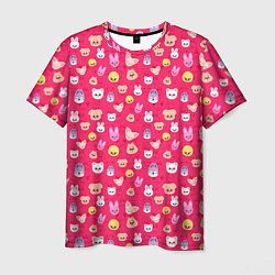 Футболка мужская Skzoo pattern pink, цвет: 3D-принт