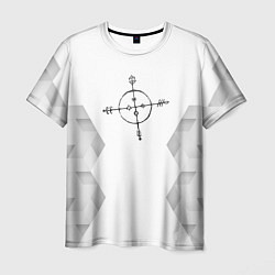 Футболка мужская Megadeth white poly, цвет: 3D-принт