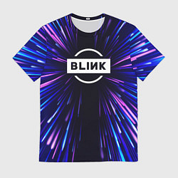 Футболка мужская Blackpink neon energy, цвет: 3D-принт