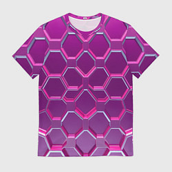 Футболка мужская Розовый бронежилет, цвет: 3D-принт