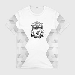 Футболка мужская Liverpool white poly, цвет: 3D-принт