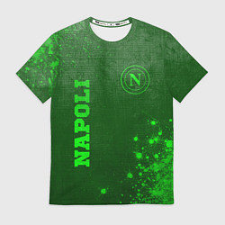 Футболка мужская Napoli - green gradient вертикально, цвет: 3D-принт