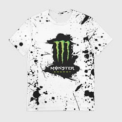Футболка мужская Monster energy брызги красок, цвет: 3D-принт