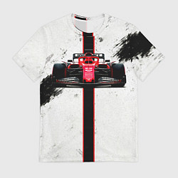 Футболка мужская Формула 1 на белом, цвет: 3D-принт
