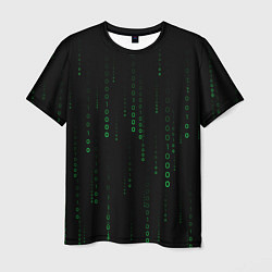 Футболка мужская Color black green, цвет: 3D-принт